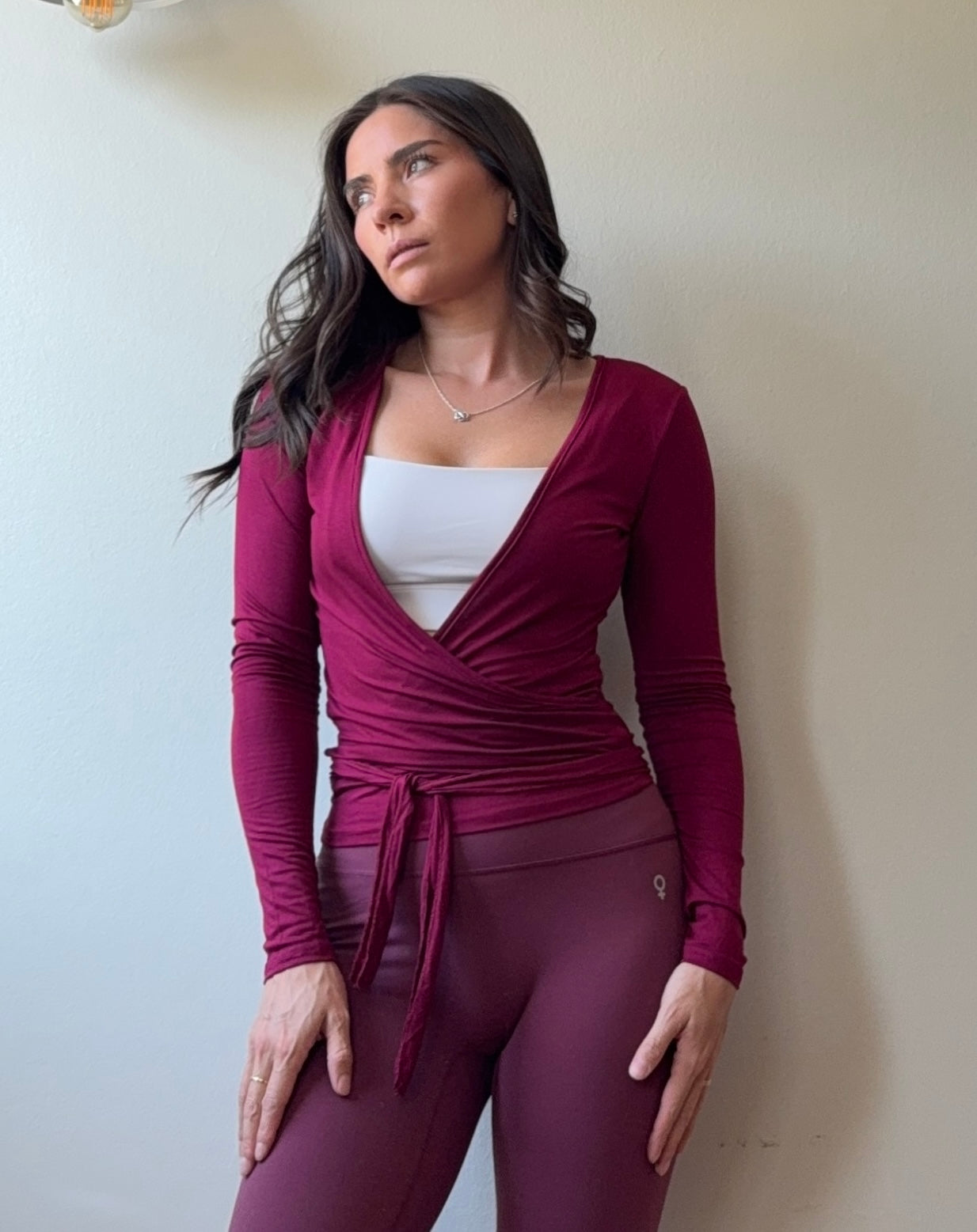 Ballet Wrap Cherry Dark