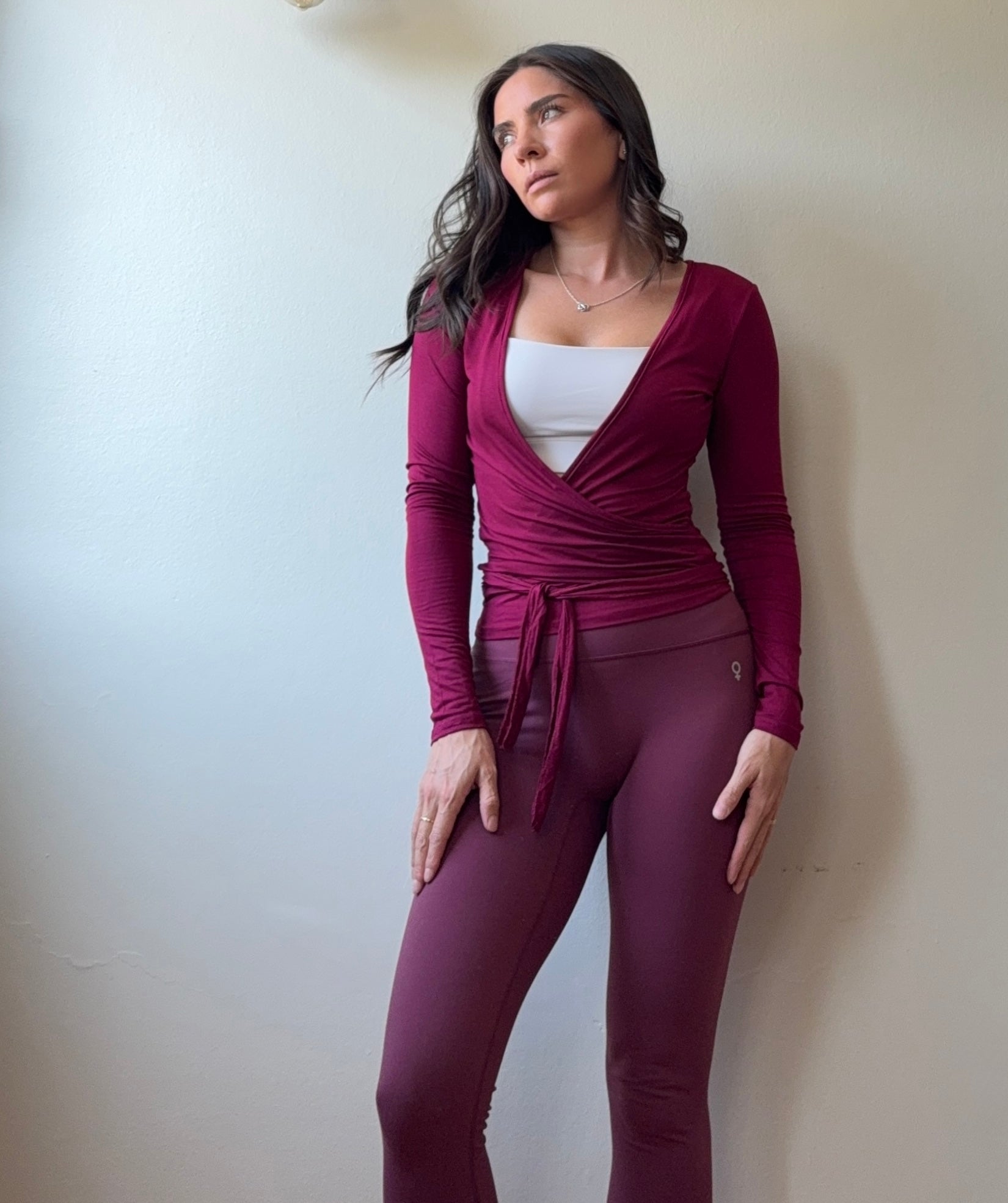 Ballet Wrap Cherry Dark