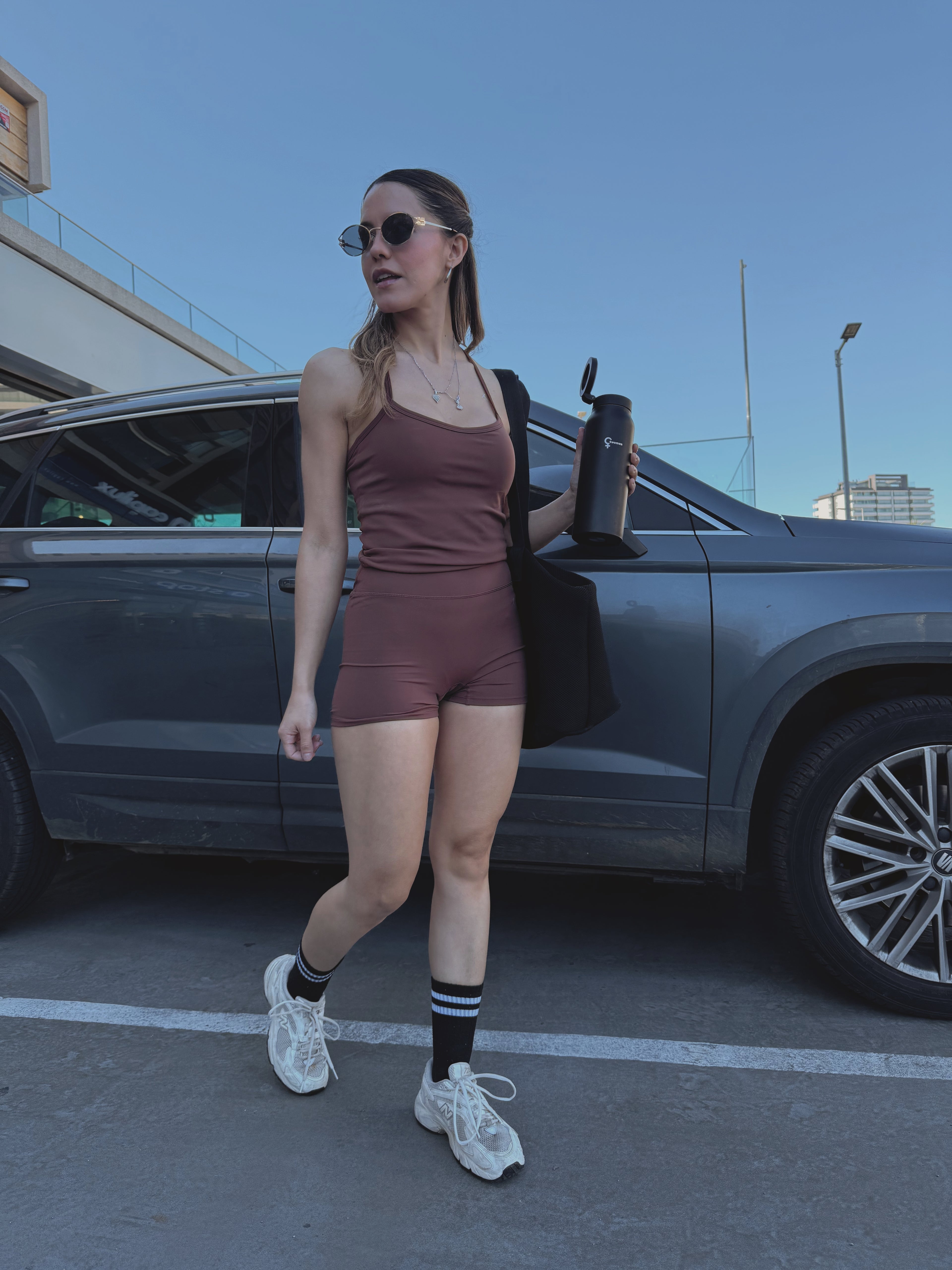Short y Bra 🤎 Mokka