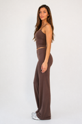 Conjunto Palazzo y Bra Flow Mokka