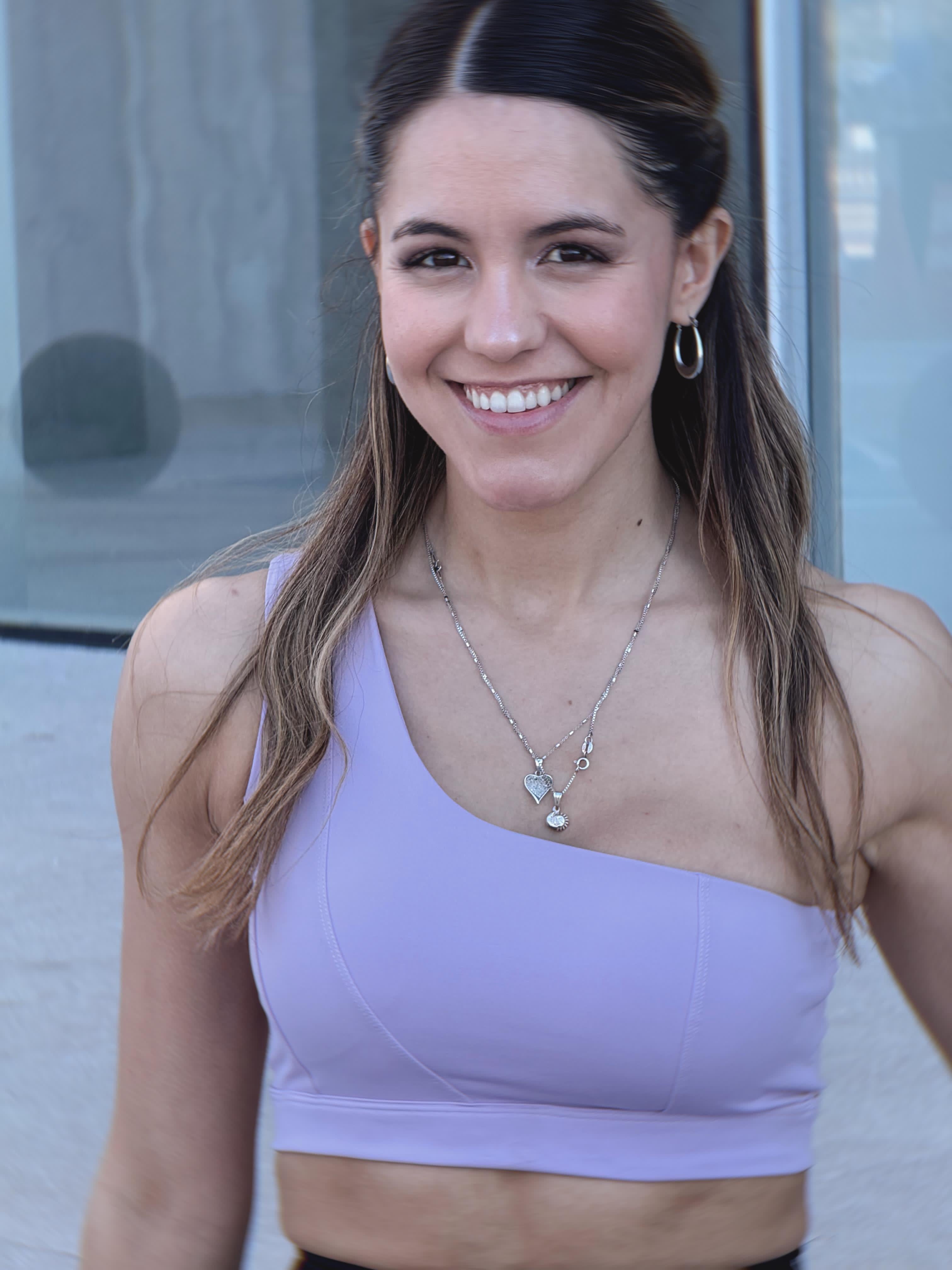 Top One Strap Lila