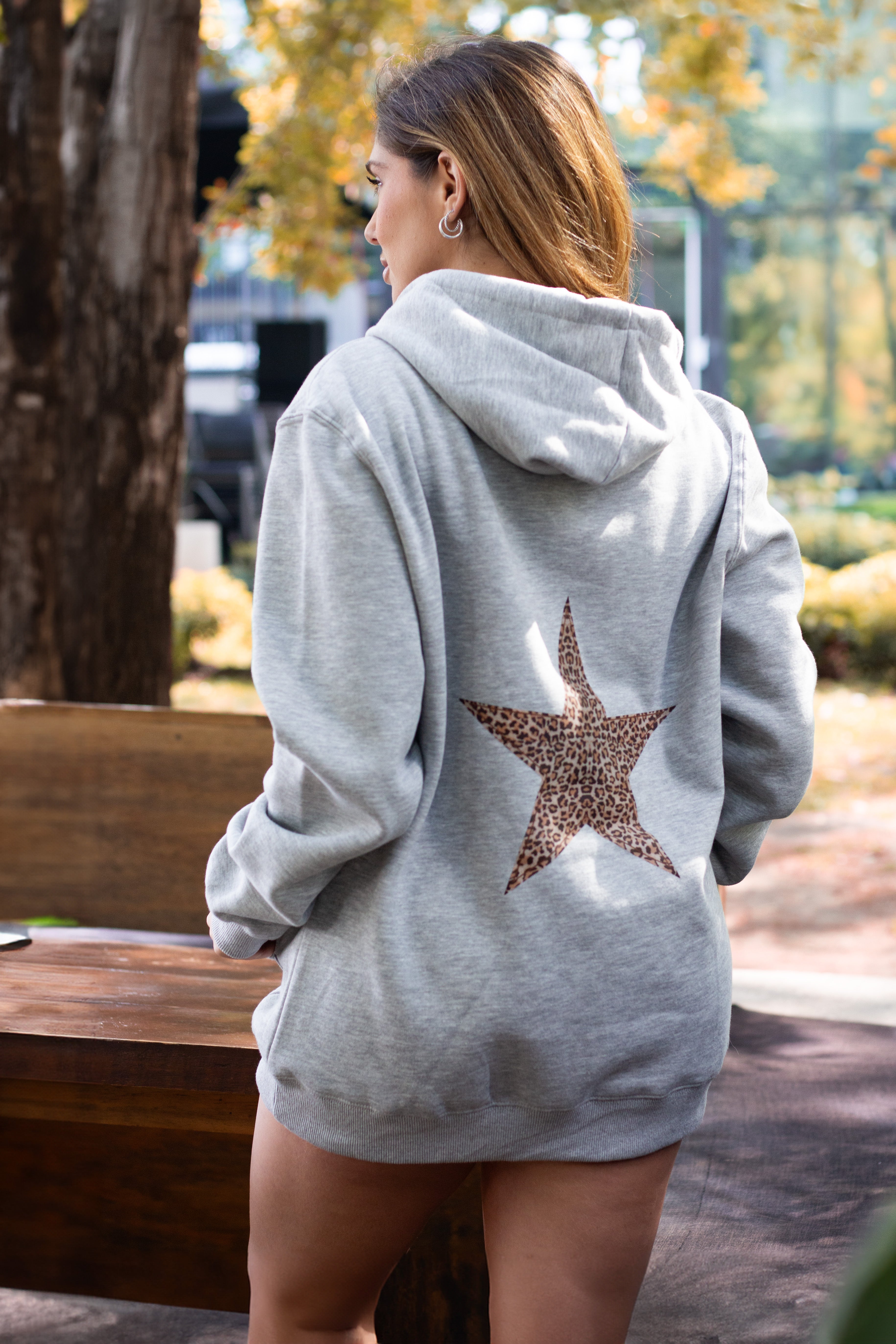 Hoodie Star Print