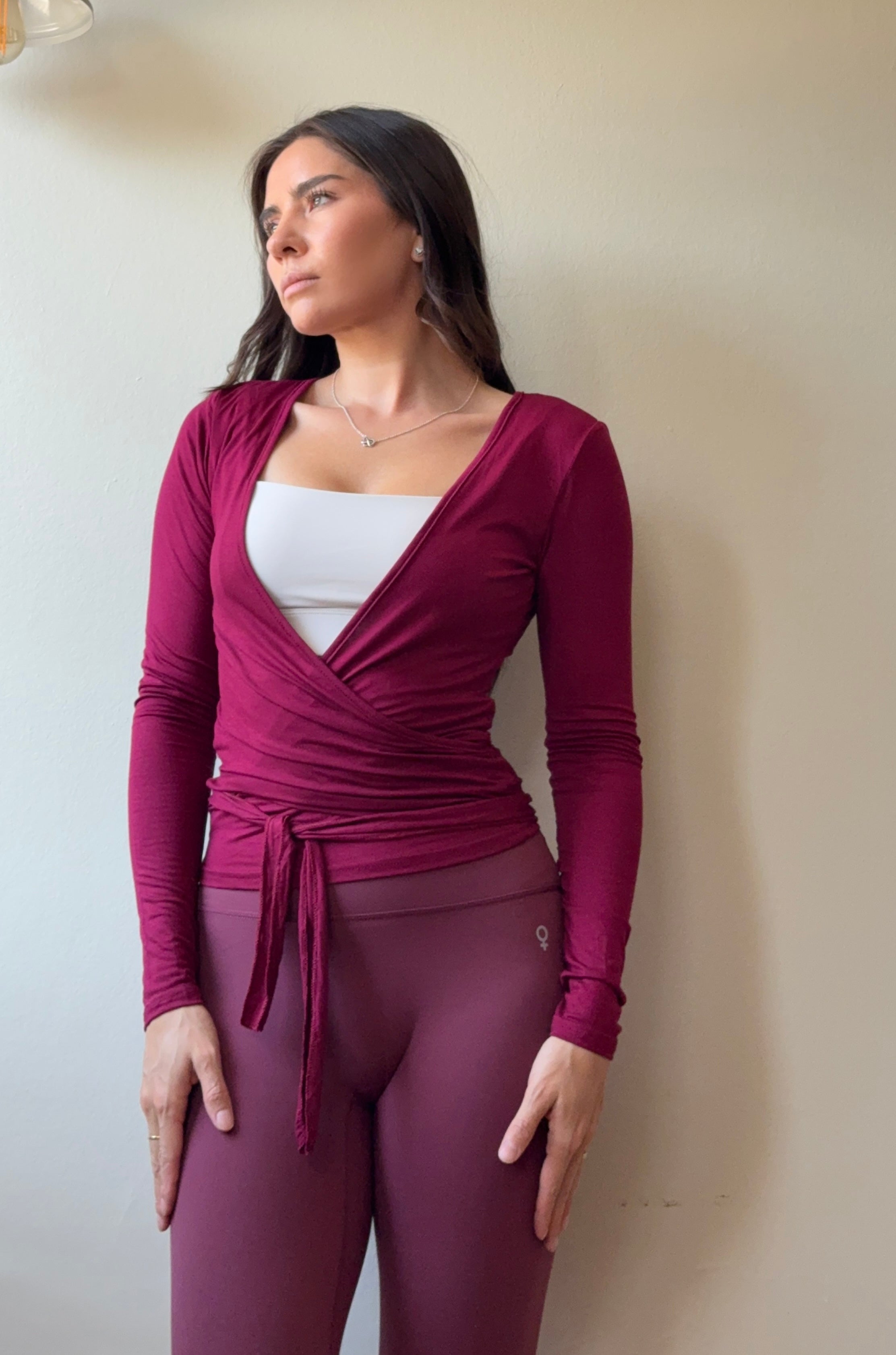 Ballet Wrap Cherry Dark