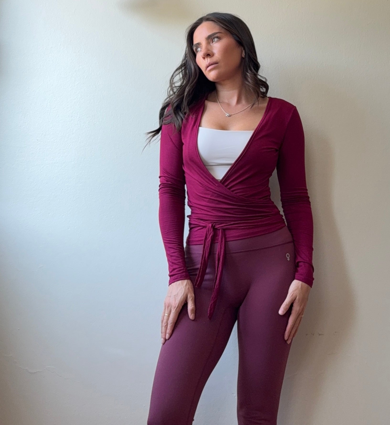 Ballet Wrap Cherry Dark