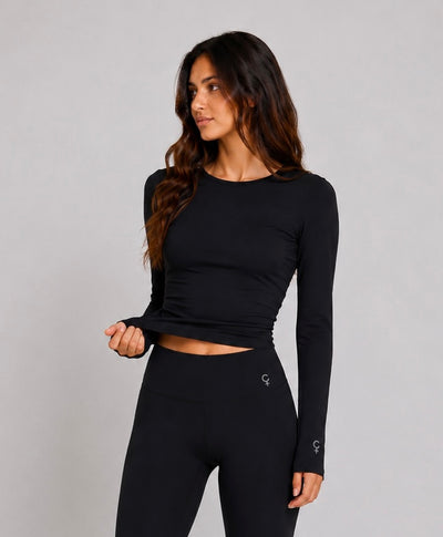 Polera Long Sleeve Black