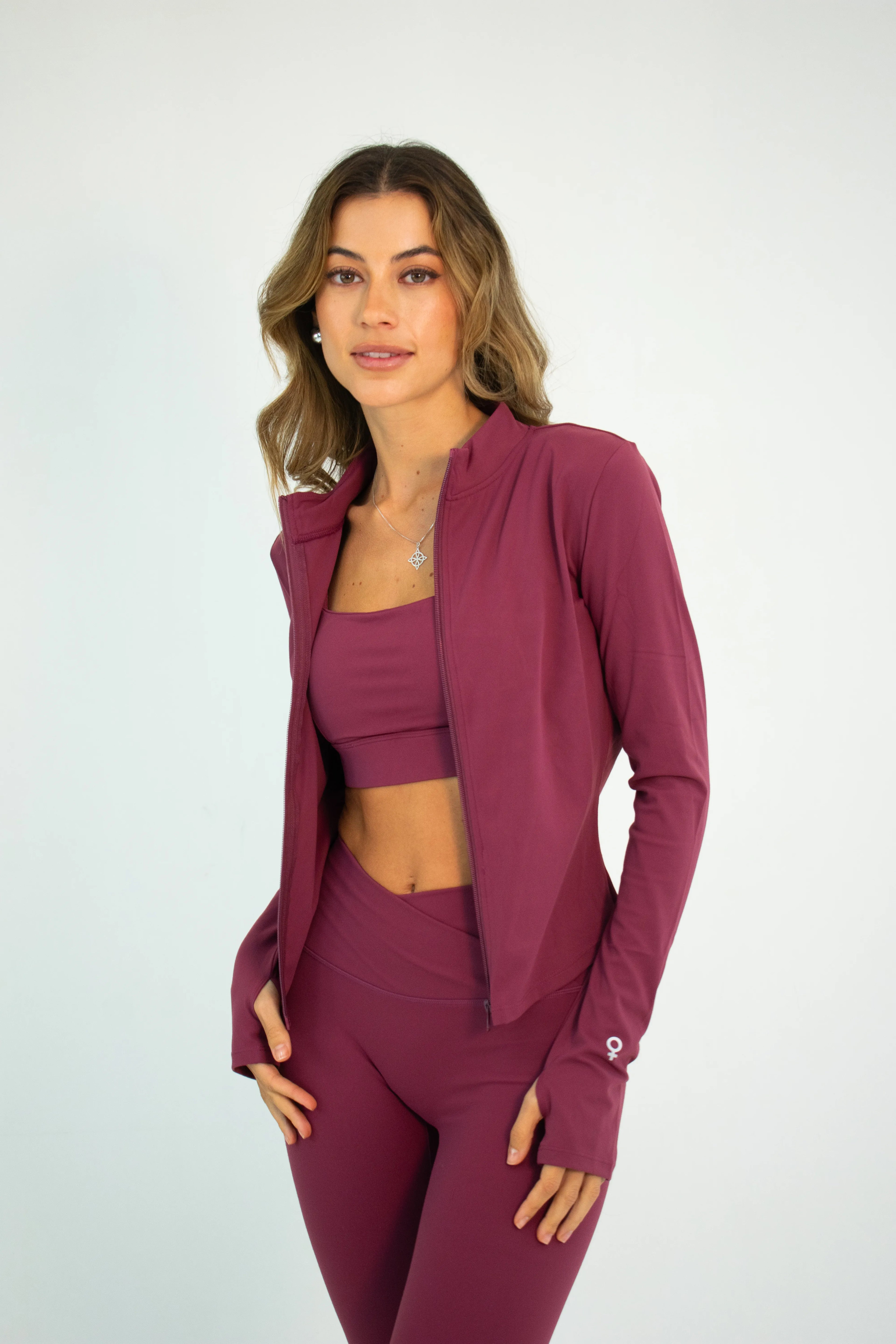 Jacket Set Dark Cherry Cyber Edition