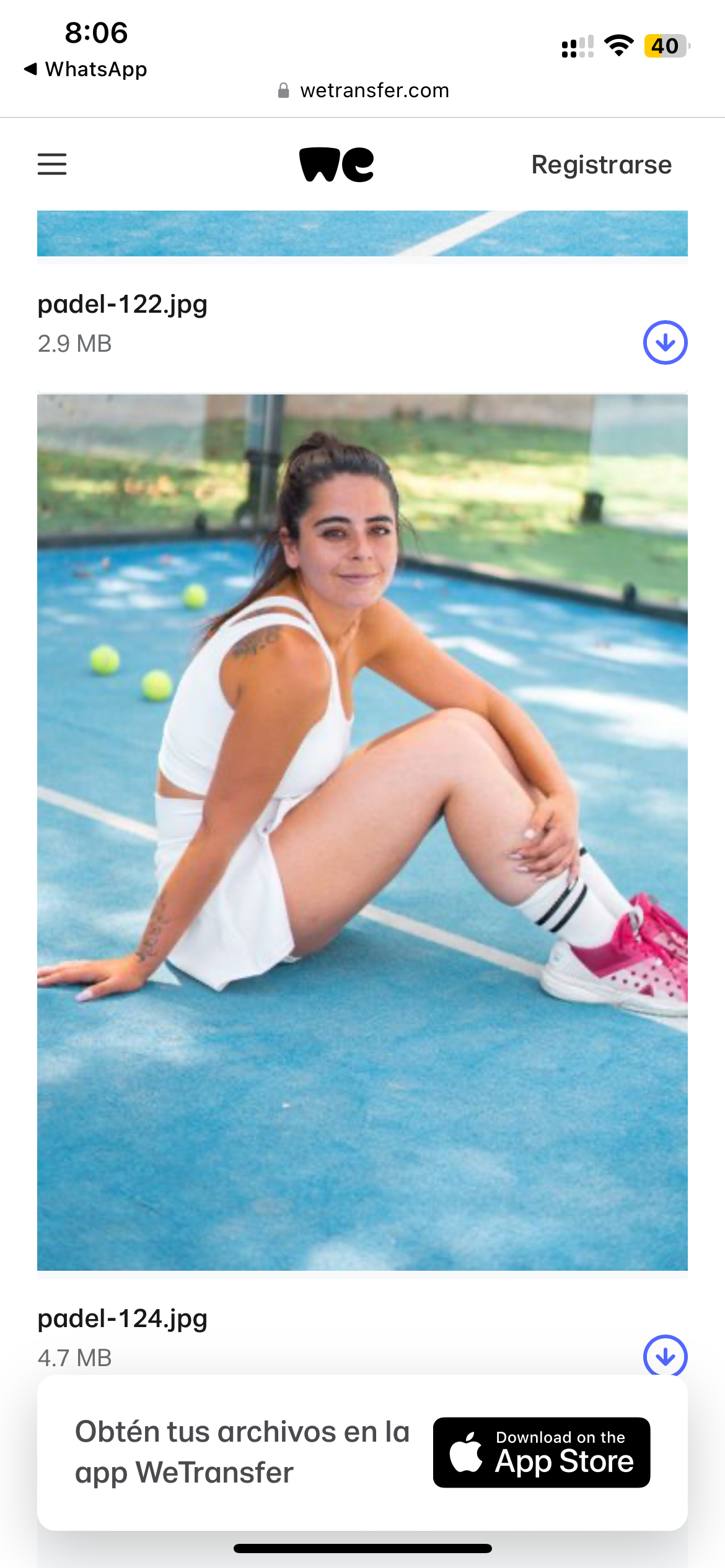 Falda White Soft
