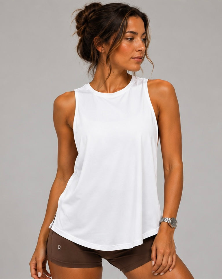 Polera Abierta Blanca