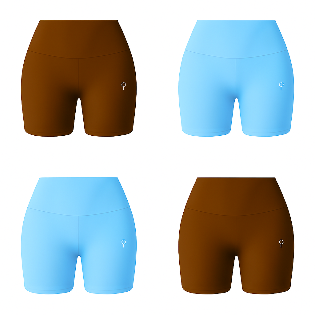 Dúo Shorts  SKY   💙 MOKKA 🤎