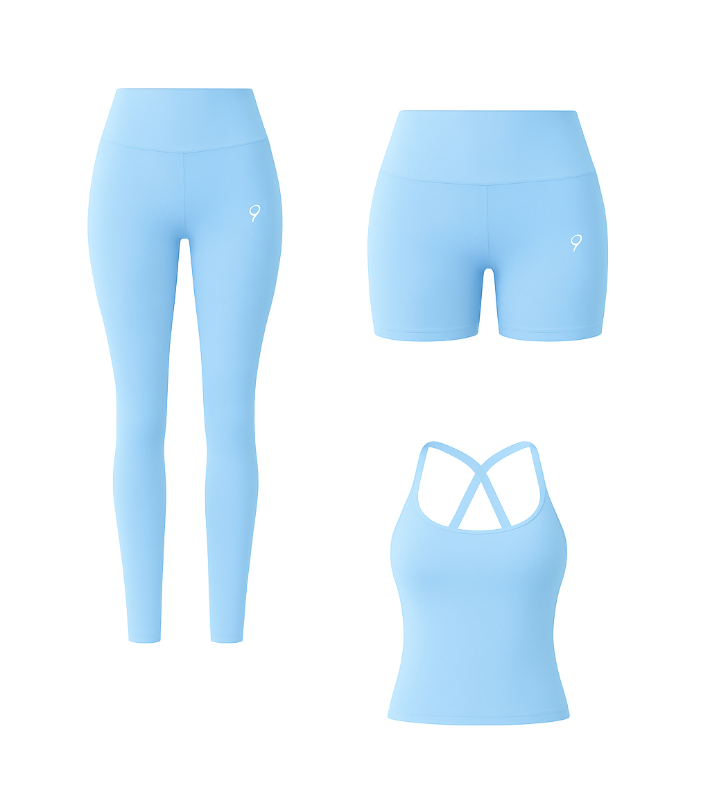Summer Pack Sky (CALZA + SHORT + BRA)